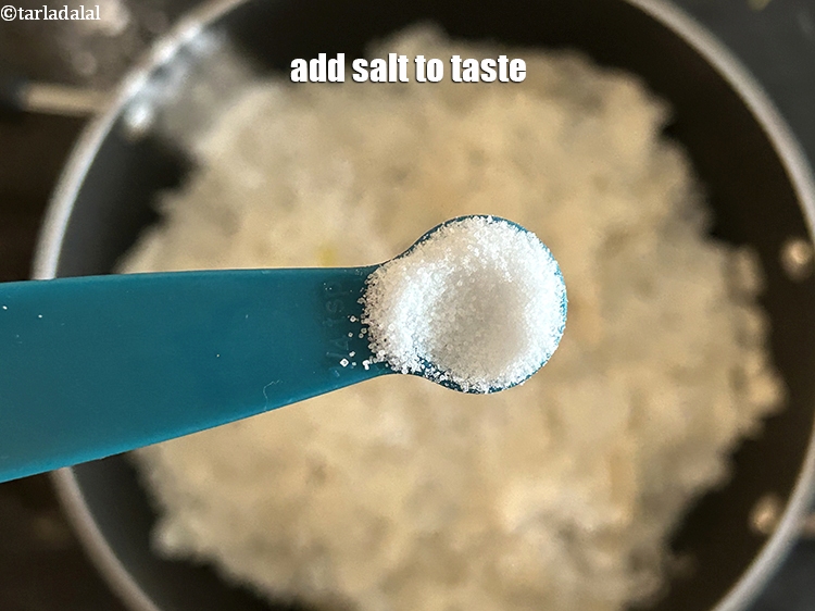 Step 12 – Add salt to taste.