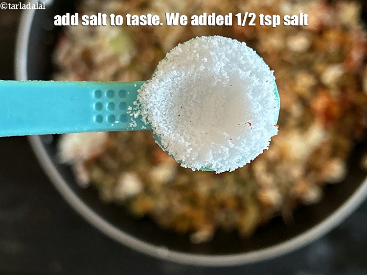 Step 13 – Add salt to taste. We added 1/2&nbsp;tsp salt.