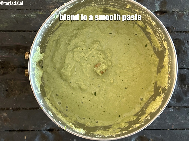 Step 11 – Blend to a smooth paste.