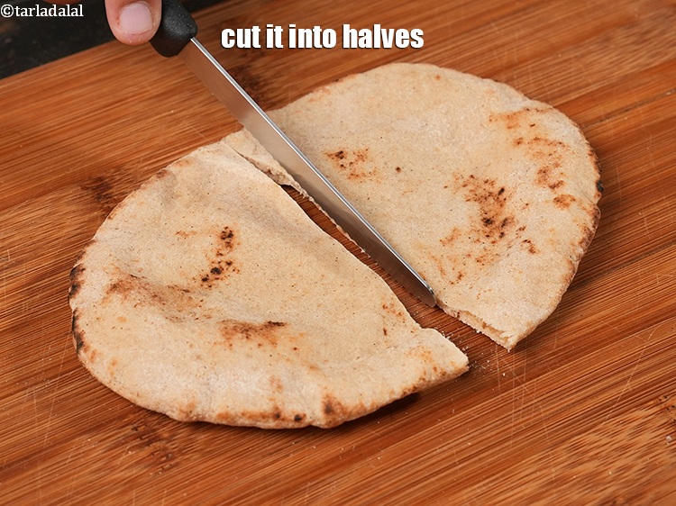 Step 31 – Cut it into halves.