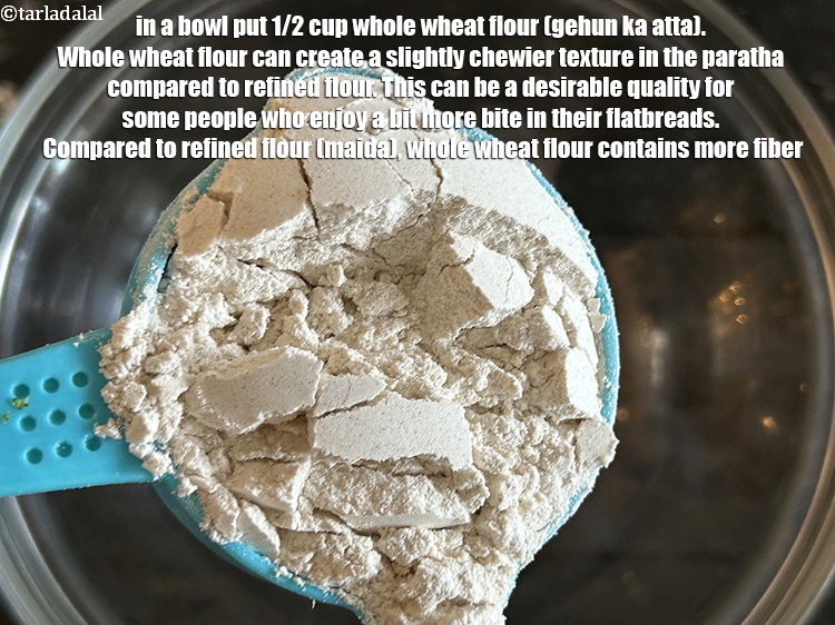 Step 10 – <meta charset="UTF-8" />In a bowl put 1/2 cup&nbsp;<a href="glossary-whole-wheat-flour-gehun-ka-atta-gehun-ka-aata-429i">whole wheat flour (gehun ka atta)</a>.&nbsp;Whole wheat …