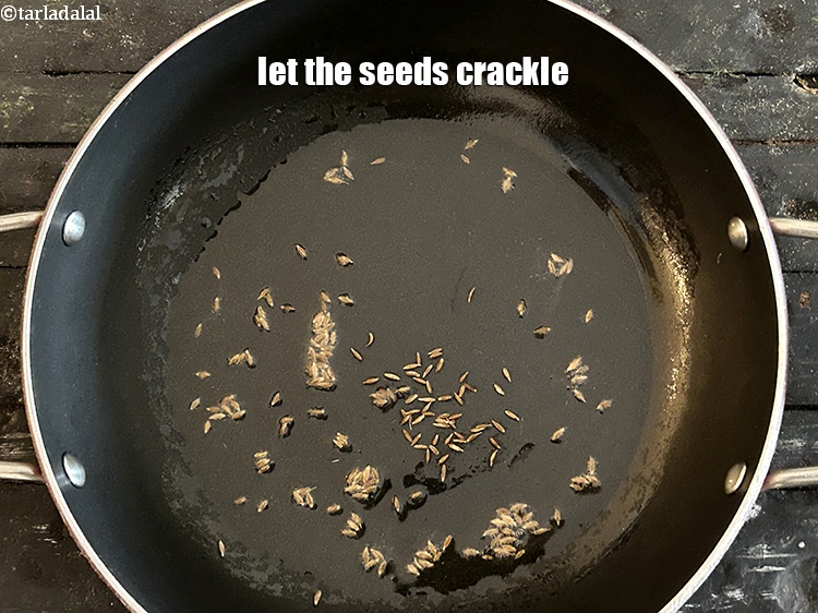 Step 18 – Let the seeds crackle.