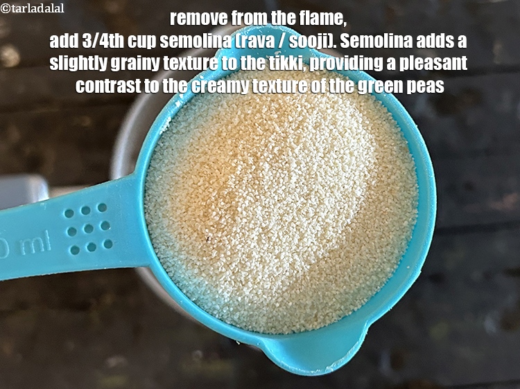 Step 35 – <meta charset="UTF-8" />Semolina adds a slightly grainy texture to the tikki,&nbsp;providing a pleasant contrast to …