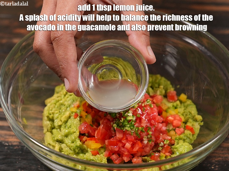 Step 19 – Add lemon juice to balance the richness of the avocados. The acidity helps to brighten …