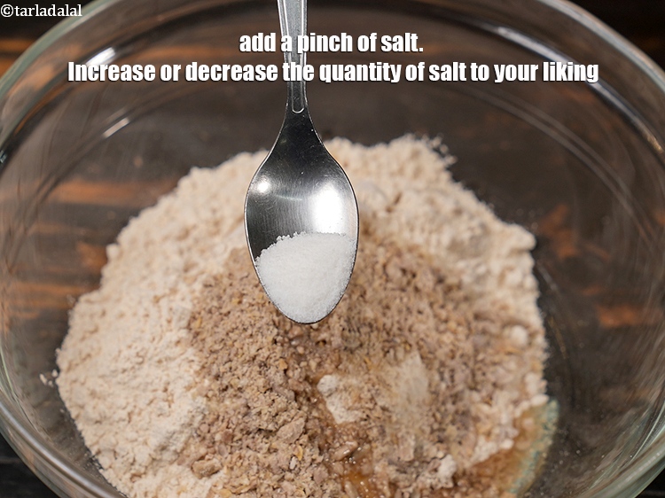 Step 11 – Add a pinch of salt. Increase or decrease the quantity of salt to your liking.
