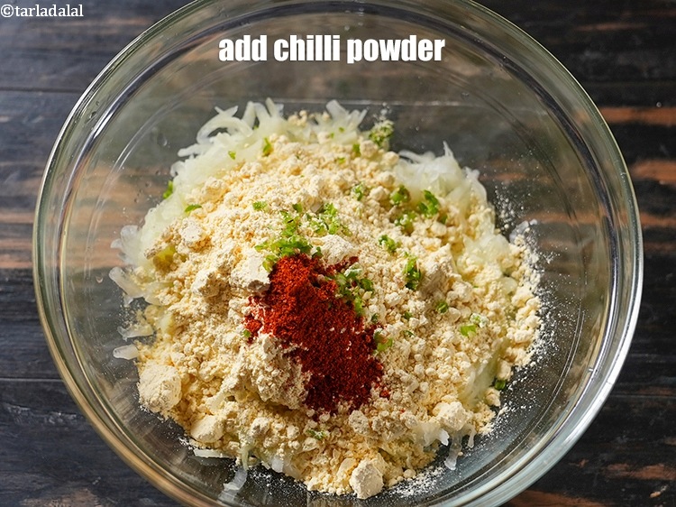 Step 11 – Add &frac12; tsp chilli powder.