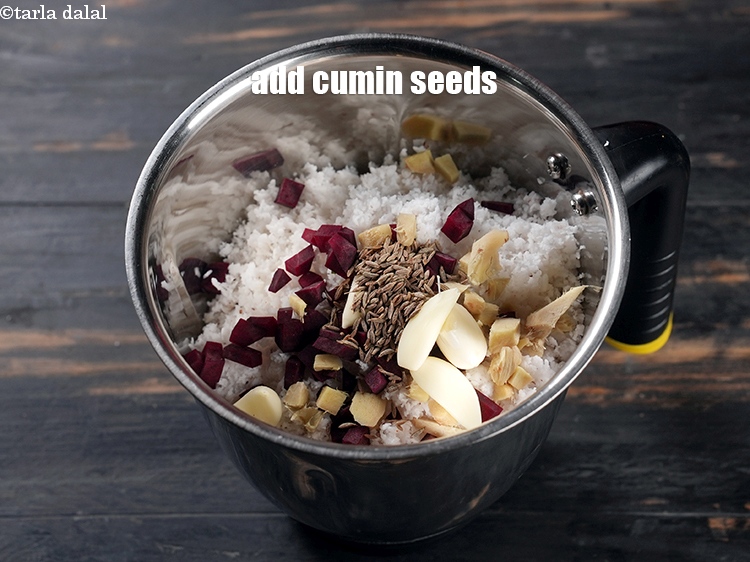 Step 11 – Add &frac12; tsp cumin seeds.