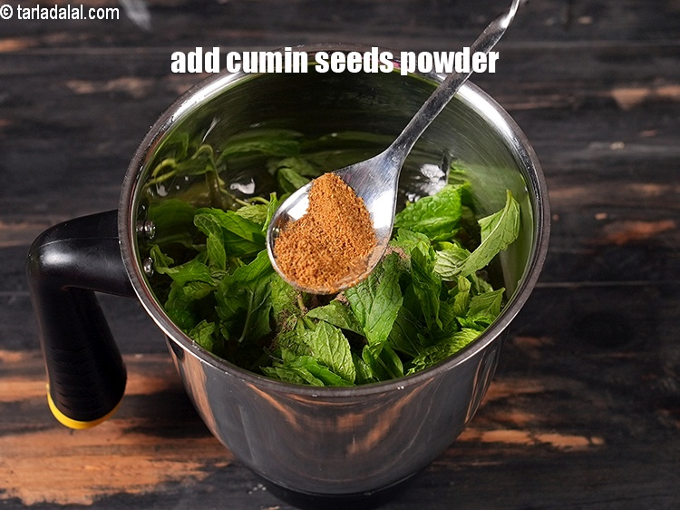 Step 11 – Add &frac12; tsp cumin seeds powder.