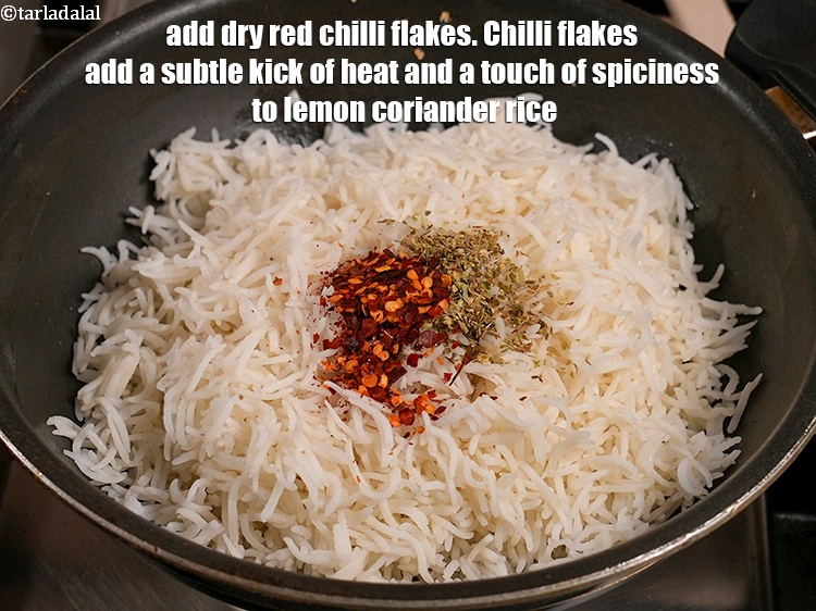 Step 11 – Add 1 tsp <a href="https://www.tarladalal.com/glossary-dry-red-chilli-flakes-paprika-338i">dry red chilli flakes (paprika)</a>. Chilli flakes add a subtle kick …