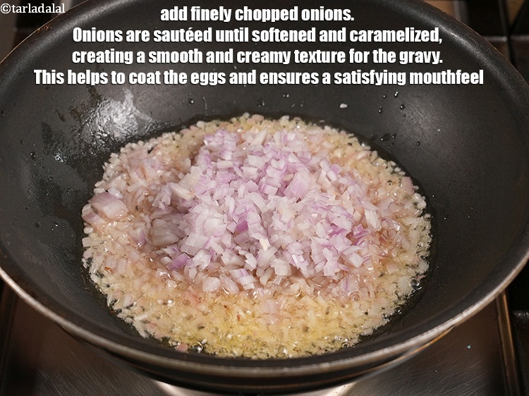 Step 11 – Add 1 cup finely&nbsp;<a href="https://www.tarladalal.com/glossary-chopped-onions-722i">chopped onions</a>. Onions are saut&eacute;ed until softened and caramelized, creating a …