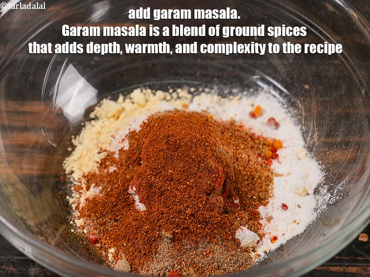 Step 11 – Add 1 tsp <a href="https://www.tarladalal.com/glossary-garam-masala-296i">garam masala</a>. Garam masala is a blend of ground spices that …