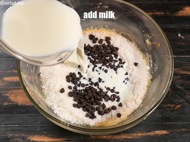 Step 11 – Add 1 cup milk.