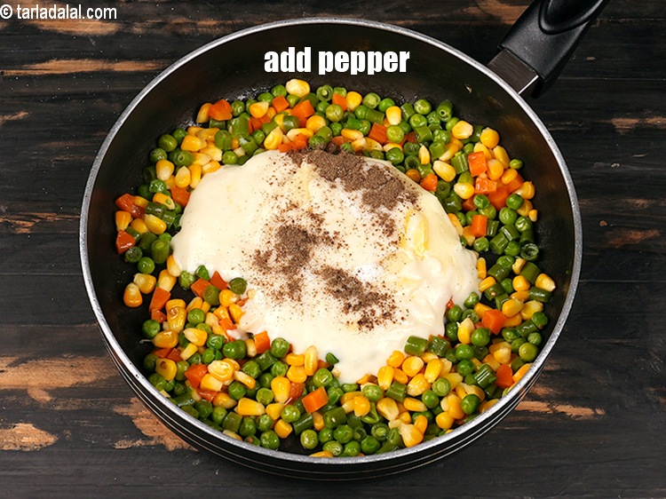 Step 11 – Add the pepper.&nbsp;<br /> &nbsp;
