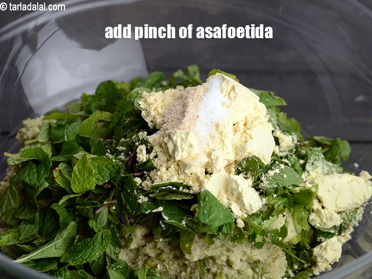 Step 11 – Add a pinch of asafoetida.