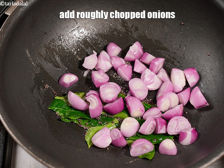 Step 11 – Add &frac12; cup roughly chopped onions.&nbsp;