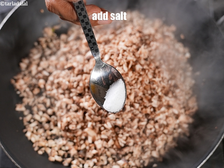 Step 12 – Add salt to taste.