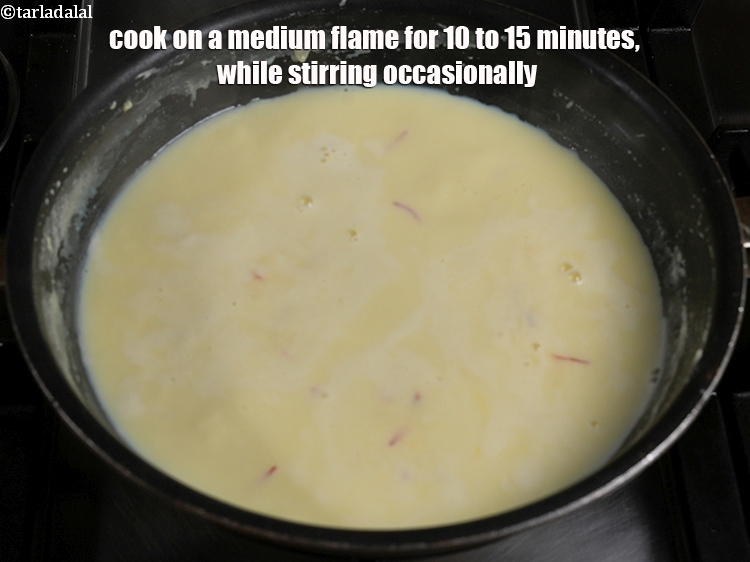 Step 12 – Cook on a medium flame for 10 to 15 minutes, while stirring occasionally.