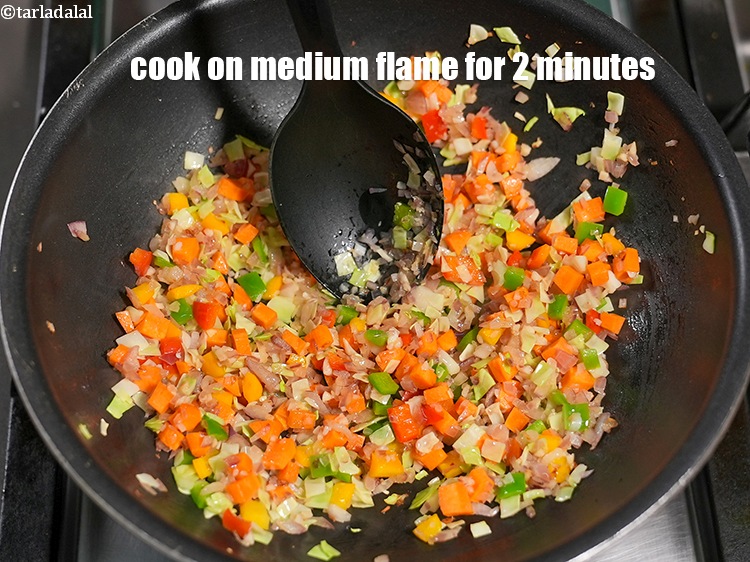Step 11 – Cook on medium flame for 2 minutes.