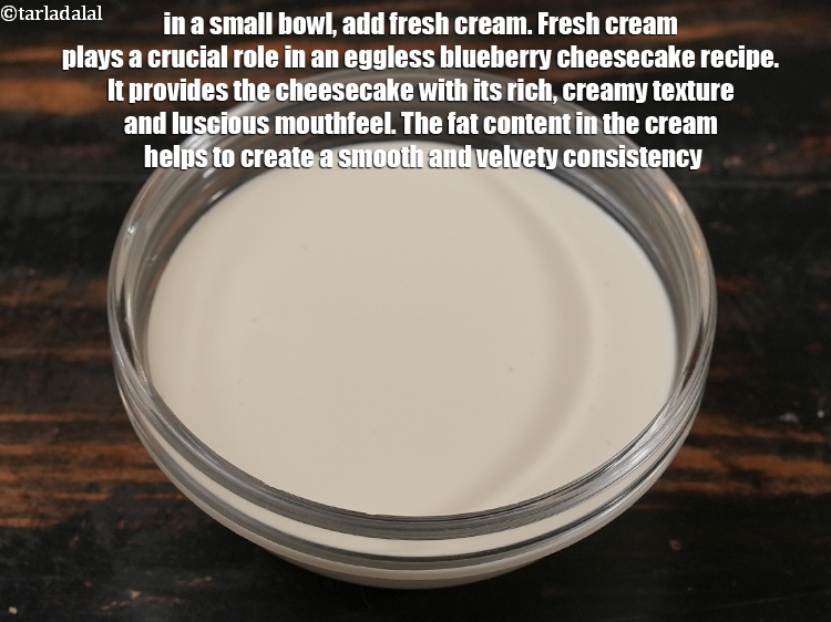 Step 11 – In a small bowl, add &frac12; cup <a href="https://www.tarladalal.com/glossary-fresh-cream-1877i">fresh cream</a>. Fresh cream plays a crucial …
