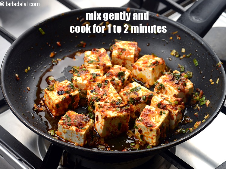 Step 11 – Mix gently and cook on a medium flame for 1 to 2 minutes, while stirring …