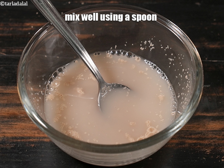 Step 10 – Mix well using a spoon.