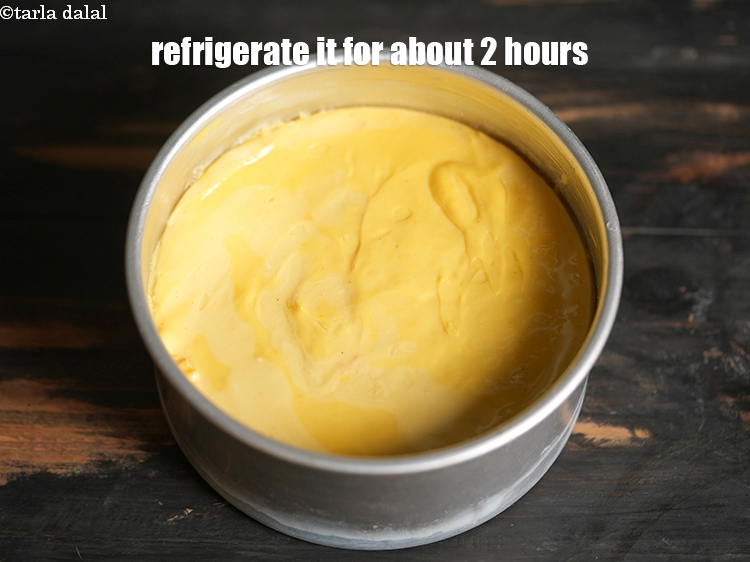 Step 11 – Remove and refrigerate it for about 2 hours.