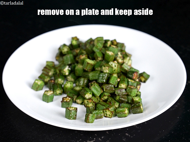 Step 11 – Remove on a plate and keep aside.