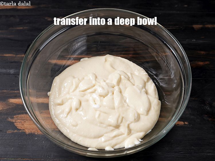 स्टेप 11 – एक गहरे बाउल में डालें।