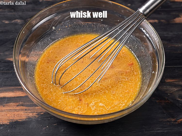 Step 11 – Whisk well.