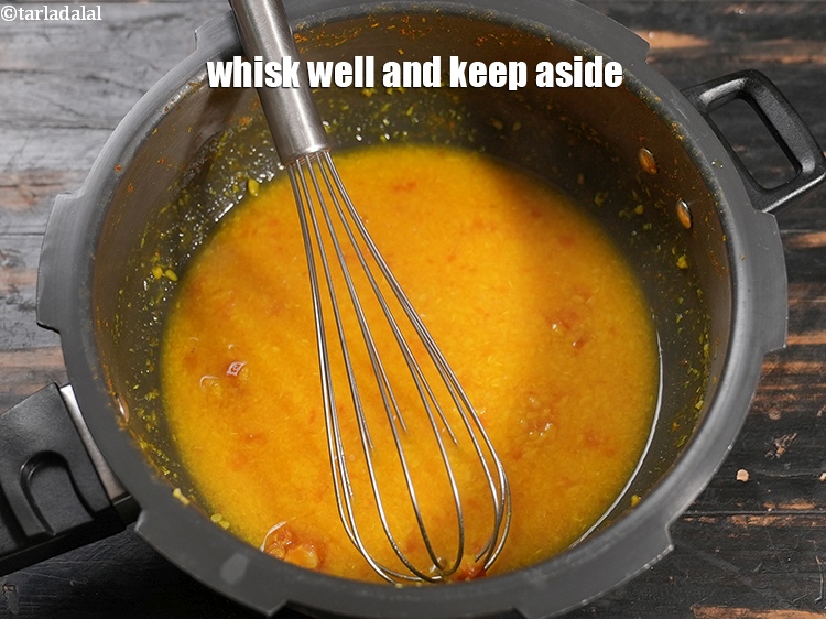 Step 11 – Whisk well and keep aside.