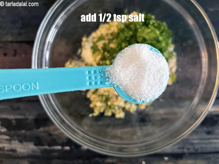 Step 12 – Add salt to taste. We added xx tsp salt.&nbsp;