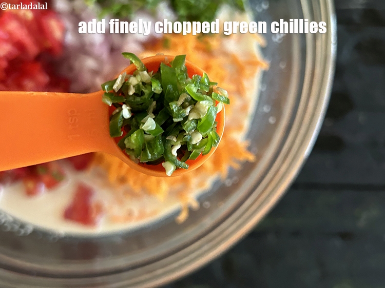 Step 11 – Add&nbsp;<meta charset="UTF-8" />2 tsp&nbsp;finely&nbsp;<a href="glossary-chopped-green-chilli-820i">chopped green chillies</a>.&nbsp;Green chillies play a crucial role in enhancing the …