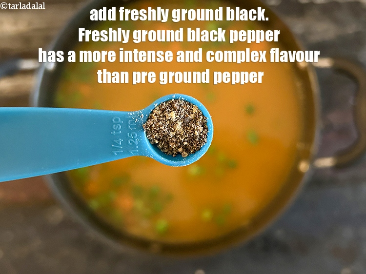 Step 12 – <meta charset="UTF-8" /> Add&nbsp;&nbsp;<a href="glossary-freshly-ground-black-pepper-kalimirch-powder-kali-mirch-ka-powder-567i">freshly ground black pepper (kalimirch)</a>&nbsp;to taste.&nbsp;Freshly ground black pepper has a …