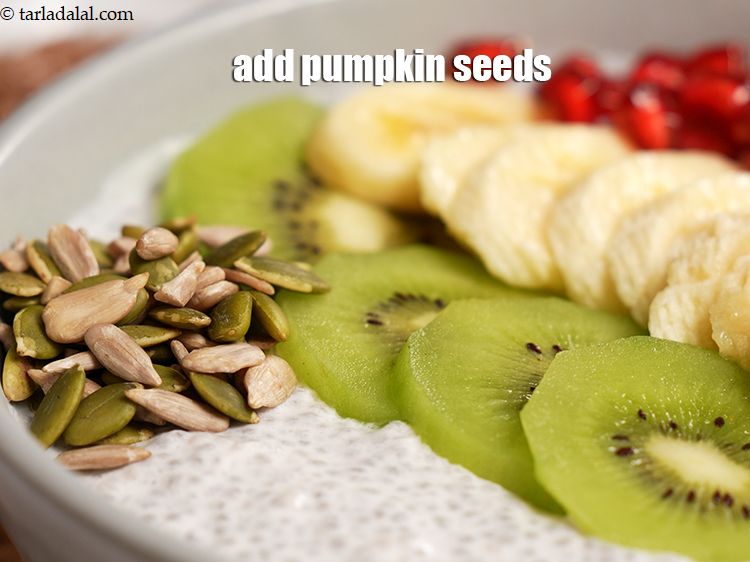 Step 11 – Add 1 tbsp <a href="https://www.tarladalal.com/glossary-pumpkin-seeds-pepitas-kaddu-ke-beej-857i">pumpkin seeds</a>.