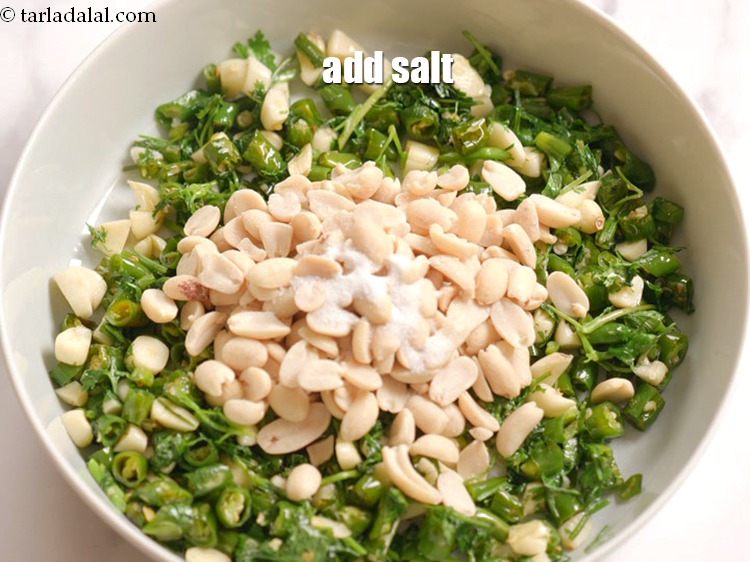 Step 11 – Add the salt.