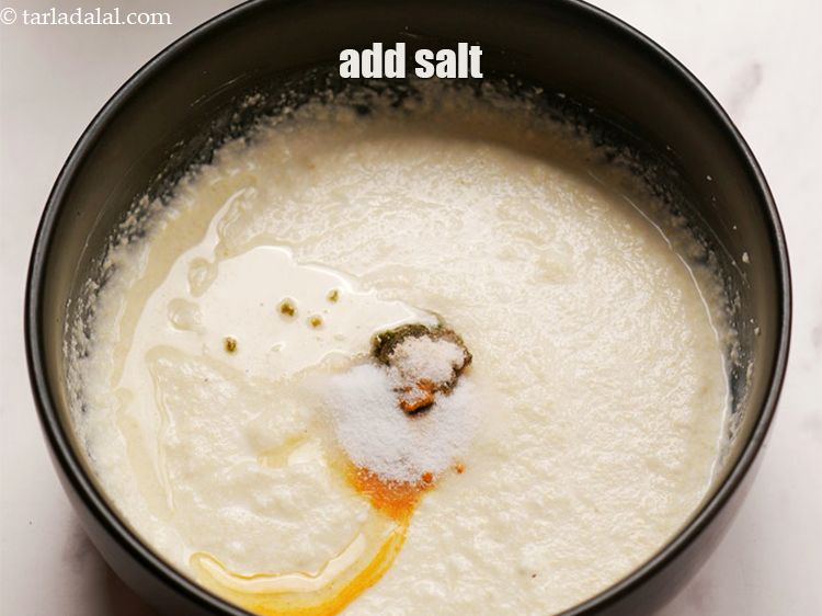 Step 11 – Add the salt.