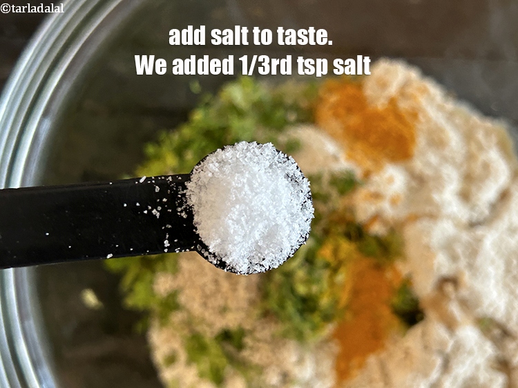 Step 20 – Add salt to taste. We added 1/3rd&nbsp;tsp salt.