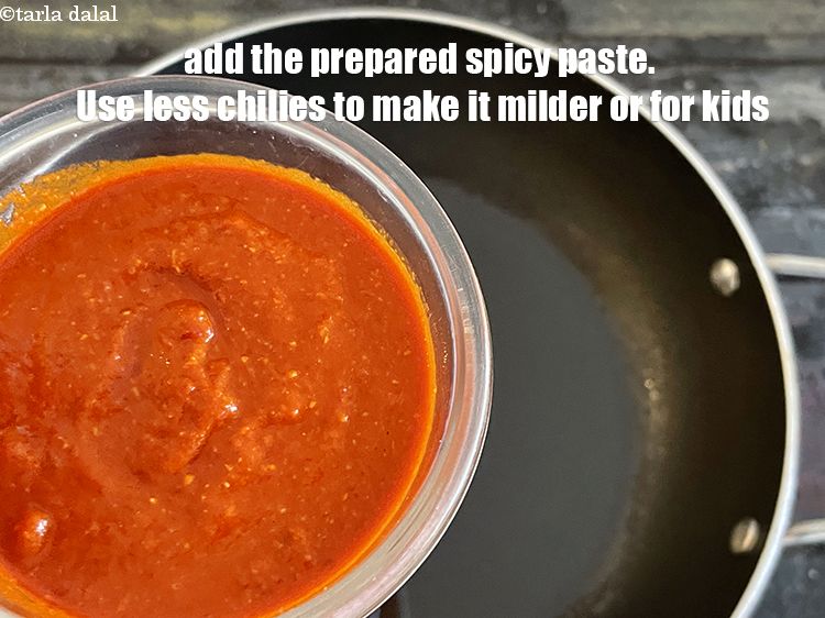 Step 12 – Add&nbsp;the prepared spicy paste.<strong> If you don&#39;t want the pulao spicy, reduce the quanitiy of …
