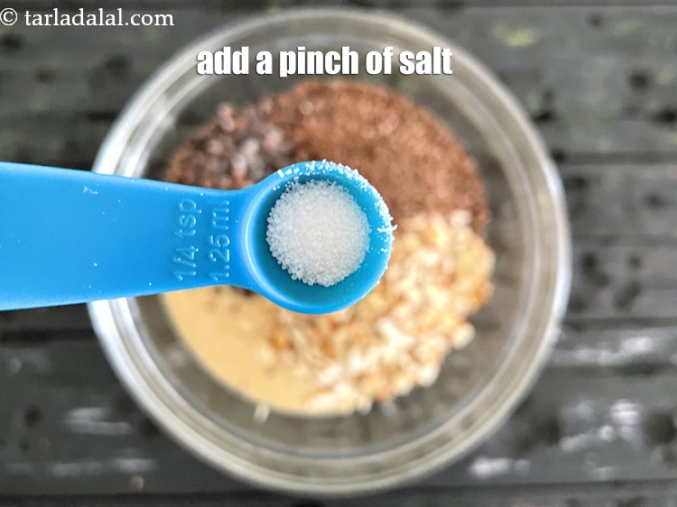 Step 19 – Add a pinch of salt.