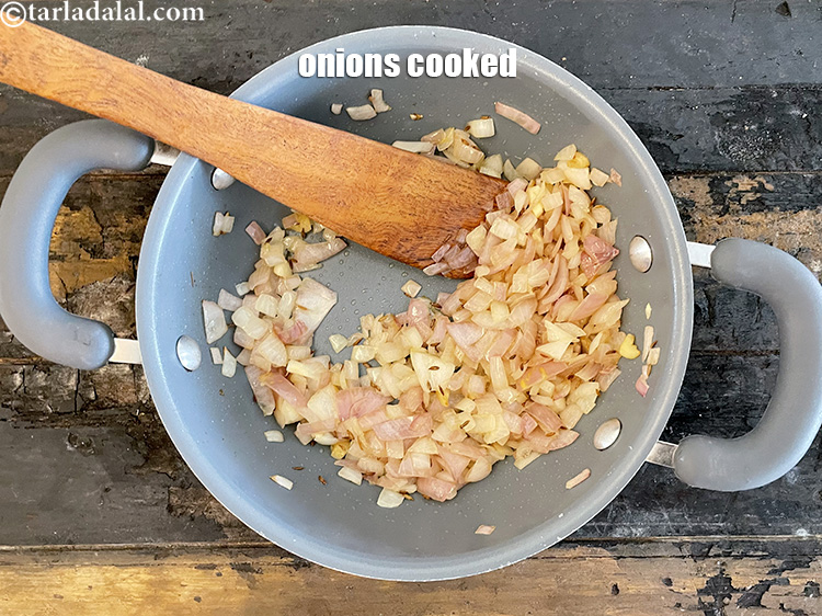 Step 12 – Cook for another 3 minutes while stirring at times till onions are browned.<br /> &nbsp;