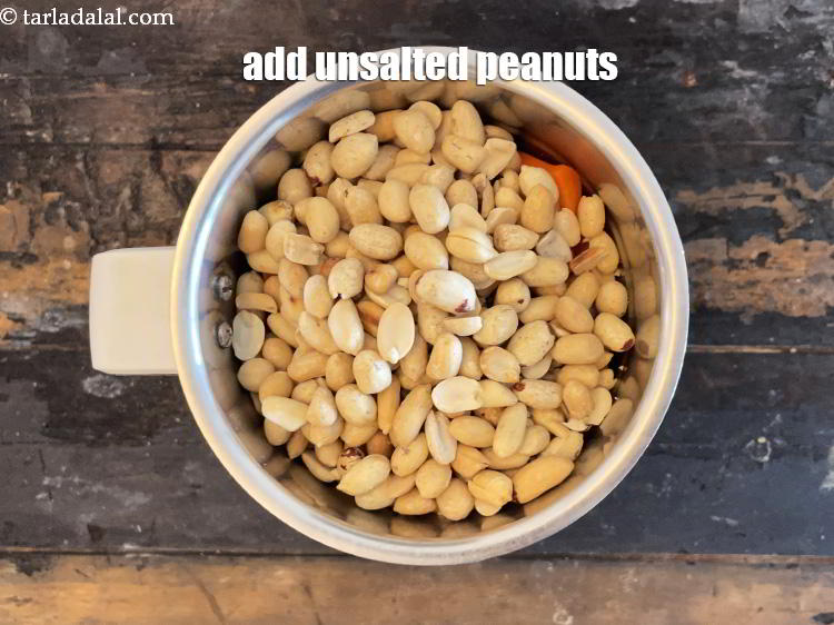 Step 11 – Add 1 cup unsalted peanuts.