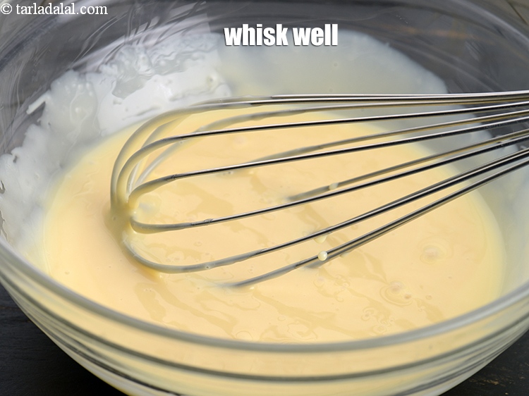 Step 13 – Whisk well.