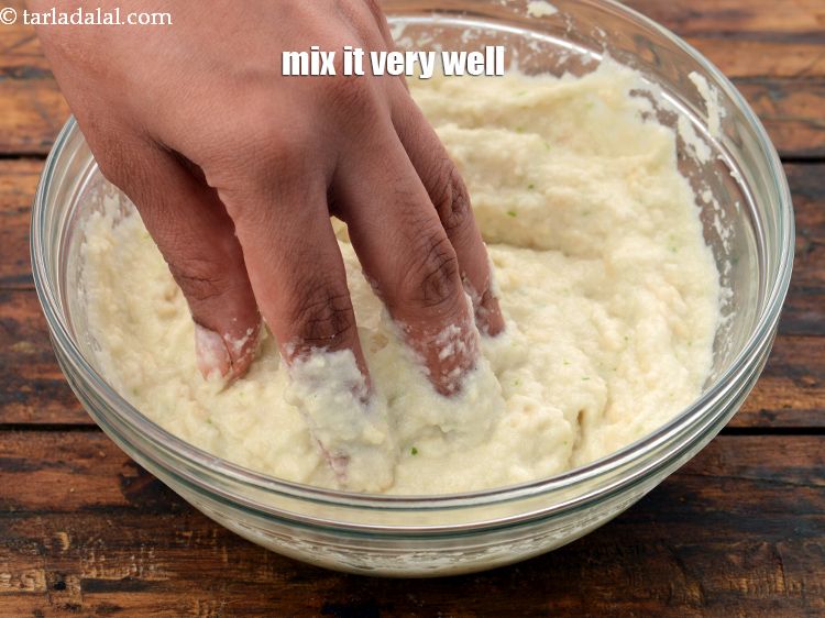 Step 43 – Mix it very well with your hands for atleast 2 minutes.