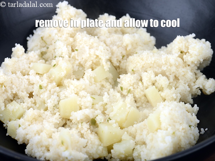 Step 11 – Remove in a deep plate and allow it to cool.