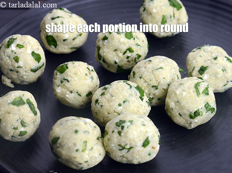Step 10 – Divide it into 12 equal portions. Shape each portion into a small round.