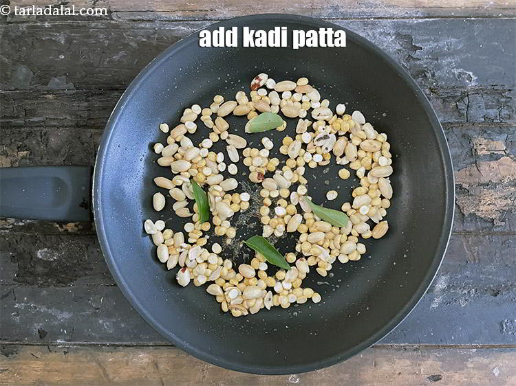 Step 17 – Add&nbsp;<meta charset="UTF-8" />4&nbsp;<a href="glossary-curry-leaves-kadi-patta-kadipatta-388i">curry leaves (kadi patta)</a>.