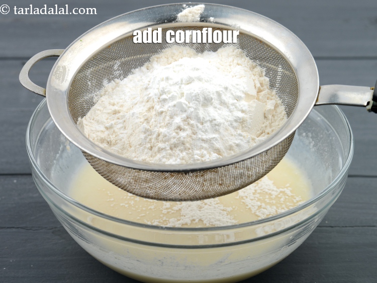 Step 11 – Add 1 tbsp&nbsp;<a href="https://www.tarladalal.com/glossary-cornflour-cornstarch-maize-starch-corn-flour-112i">cornflour</a>.
