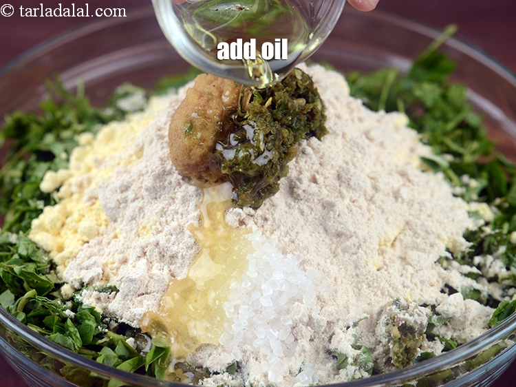 Step 11 – Add 1 tbsp oil.