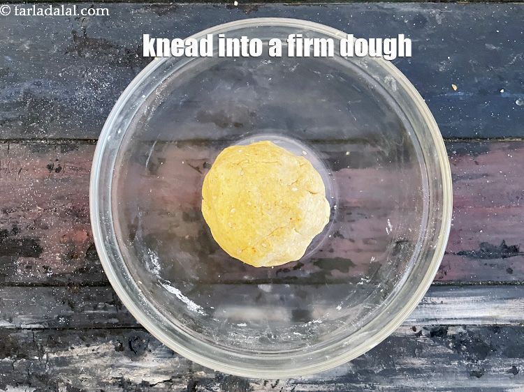 Step 15 – Knead into a firm dough.