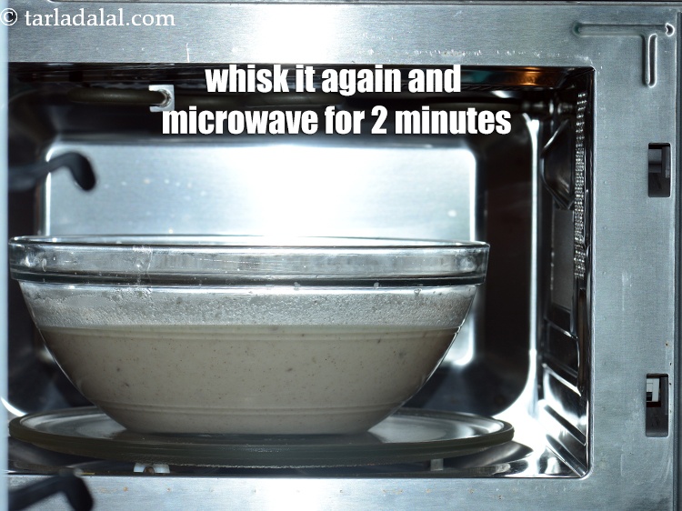 Step 11 – Whisk it again and again microwave on High for 2 minutes.&nbsp;